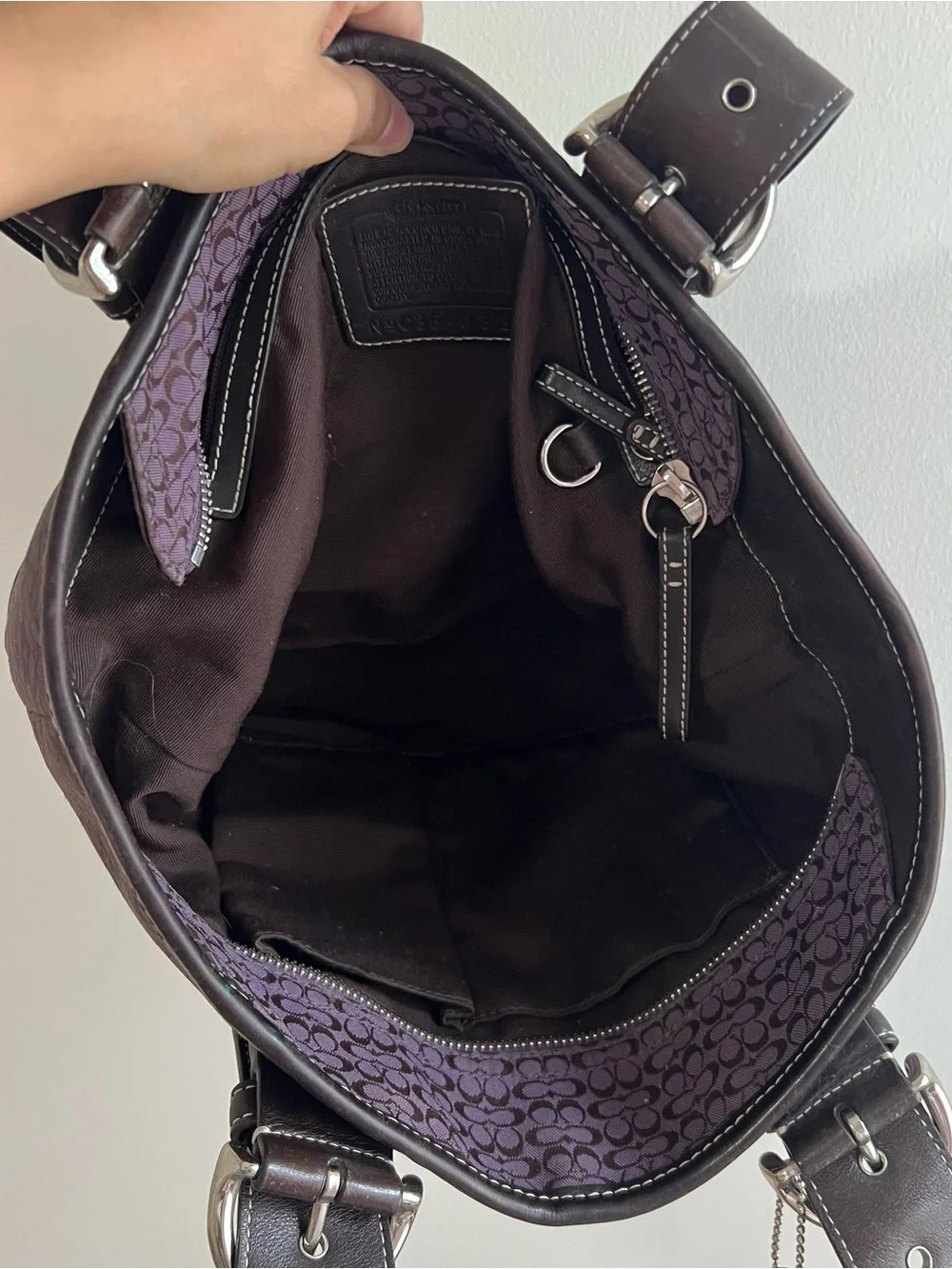 Vintage Coach Signature Soho Tote Bag